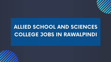 Allied School and Sciences College Jobs in Rawalpindi