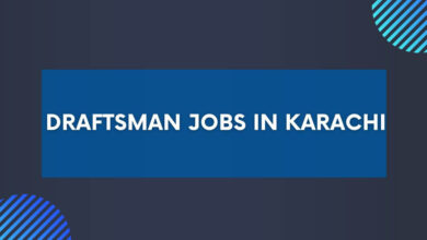 Draftsman Jobs in Karachi