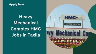 Heavy Mechanical Complex HMC Jobs in Taxila