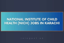 National Institute of Child Health (NICH) Jobs in Karachi