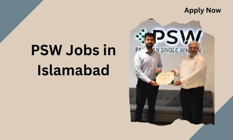PSW Jobs in Islamabad
